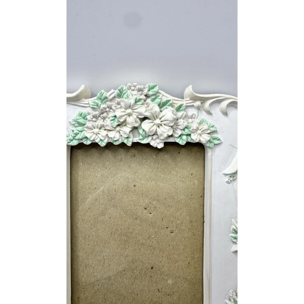 Vintage Ornate Floral Photo 4.5x3 Frame French Country Shabby Chic Cottage Fairy